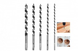Wood Auger Drill Bit Set 5pcs Long Length 6-14mm