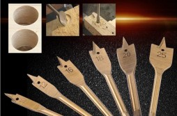 6pcs Spade Paddle Flat Wood Boring Titanium Coated