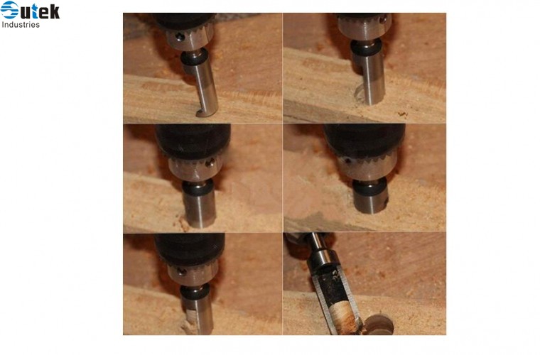 Drill Bit Set 8pcs Scotic Wood Plug Cutter Cutting Tool Drill Bit Set