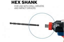 Hex Shank Masonry Drill Bits
